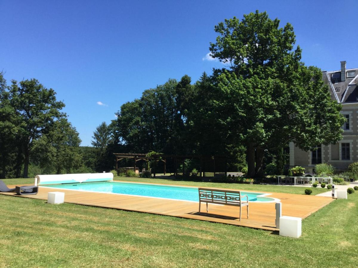 Chateau Des Essards Avec Piscine Et Jacuzzi Langeais Exterior foto